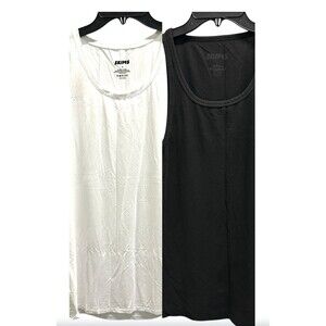 Skims Lot of 2 Soft Lounge Black & White Tank Top Size Med